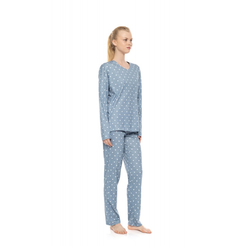 W1957 - Type - Pyjama Stone Blue Heart- (W1957) W1957 - Type - Pyjama Stone Blue Heart- (W1957)