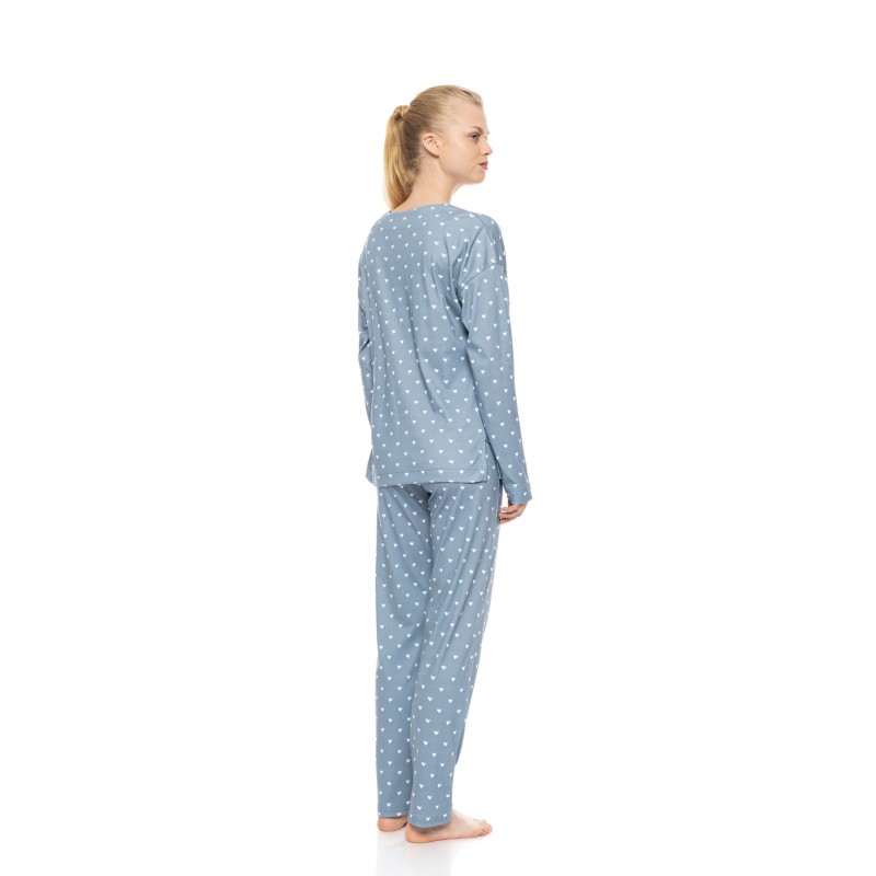 W1957 - Type - Pyjama Stone Blue Heart- (W1957) W1957 - Type - Pyjama Stone Blue Heart- (W1957)
