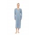W1958 - Type - Nightgown Long Stone Blue Heart- (W1958)