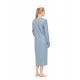W1958 - Type - Nightgown Long Stone Blue Heart- (W1958) W1958 - Type - Nightgown Long Stone Blue Heart- (W1958)