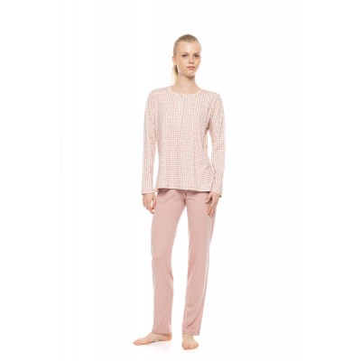 W1962 - Type - Pyjama Petite Rose Plaid- (W1962)