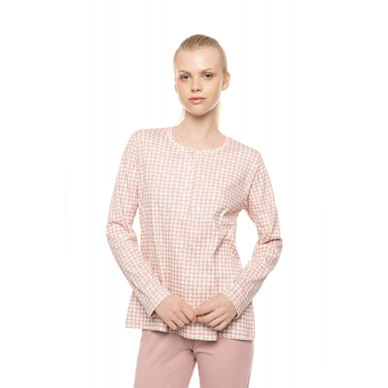 W1962 - Type - Pyjama Petite Rose Plaid- (W1962) W1962 - Type - Pyjama Petite Rose Plaid- (W1962)