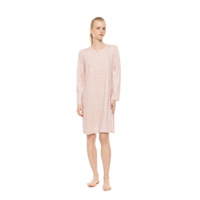 W1963 - Type - Nightgown Petite Rose Plaid- (W1963)
