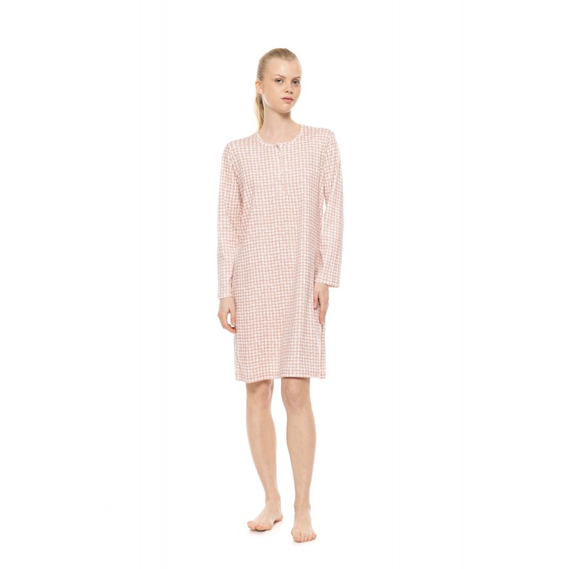 W1963 - Type - Nightgown Petite Rose Plaid- (W1963) W1963 - Type - Nightgown Petite Rose Plaid- (W1963)