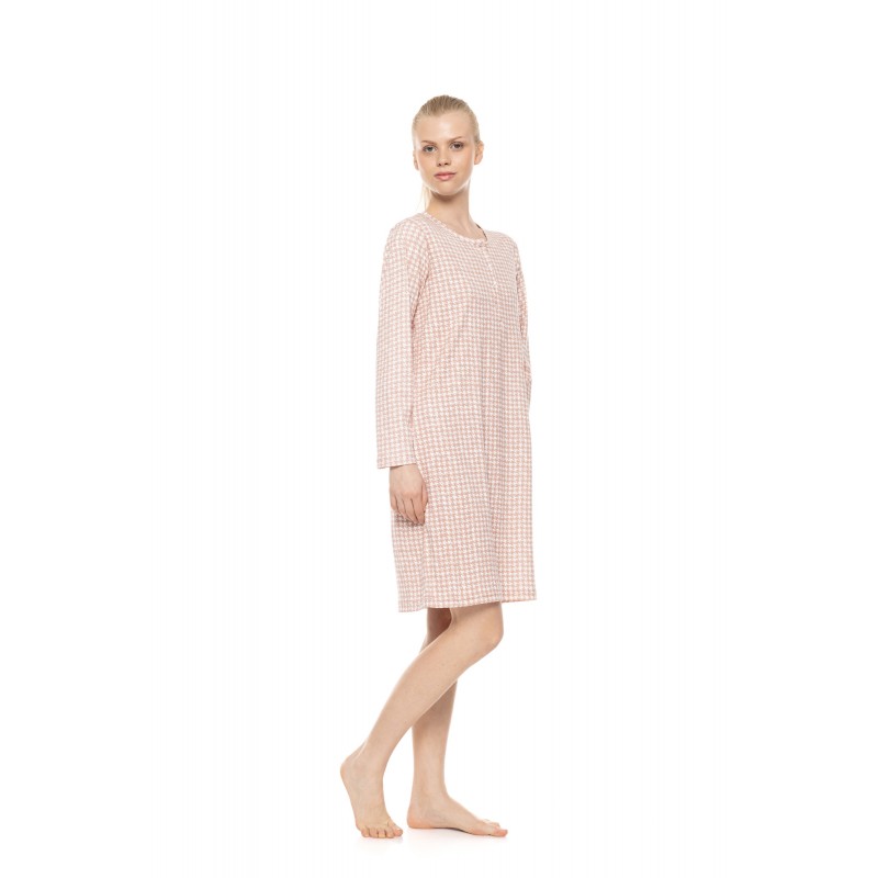 W1963 - Type - Nightgown Petite Rose Plaid- (W1963) W1963 - Type - Nightgown Petite Rose Plaid- (W1963)