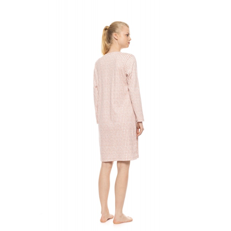 W1963 - Type - Nightgown Petite Rose Plaid- (W1963) W1963 - Type - Nightgown Petite Rose Plaid- (W1963)