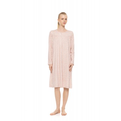 W1964 - Type - Nightgown Classic Petite Rose Plaid- (W1964)