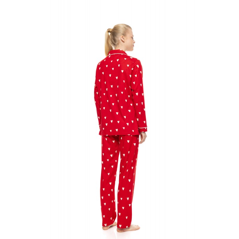 W1973 - Type - Pyjama Buttoned Rasberry Heart- (W1973) W1973 - Type - Pyjama Buttoned Rasberry Heart- (W1973)