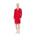 W1974 - Type - Nightgown Buttoned Rasberry Heart- (W1974)