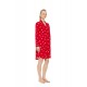W1974 - Type - Nightgown Buttoned Rasberry Heart- (W1974)