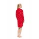 W1974 - Type - Nightgown Buttoned Rasberry Heart- (W1974)