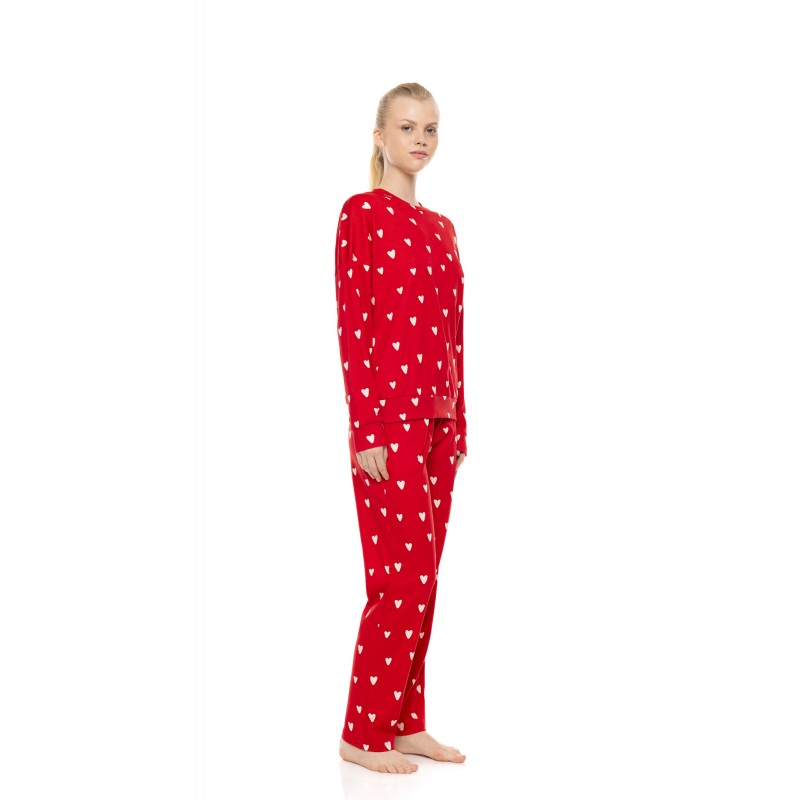 W1975 - Type - Pyjama Rasberry Heart- (W1975) W1975 - Type - Pyjama Rasberry Heart- (W1975)