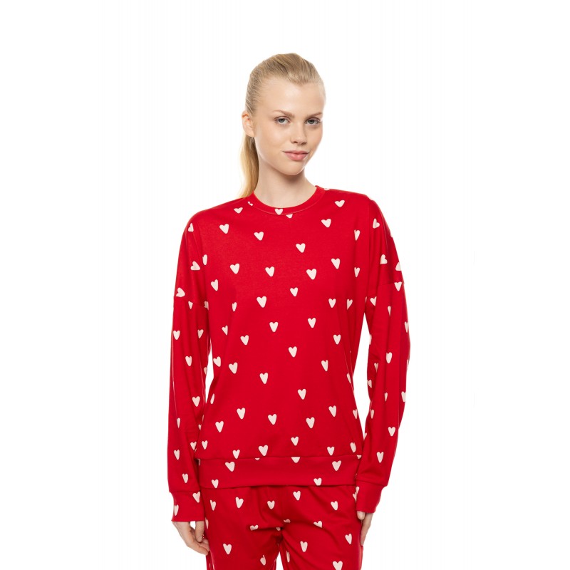 W1975 - Type - Pyjama Rasberry Heart- (W1975) W1975 - Type - Pyjama Rasberry Heart- (W1975)