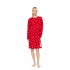 W1976 - Type - Nightgown Rasberry Heart- (W1976)