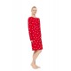 W1976 - Type - Nightgown Rasberry Heart- (W1976)