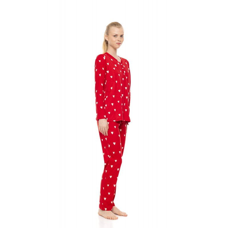 W1977 - Type - Pyjama Rasberry Heart- (W1977) W1977 - Type - Pyjama Rasberry Heart- (W1977)