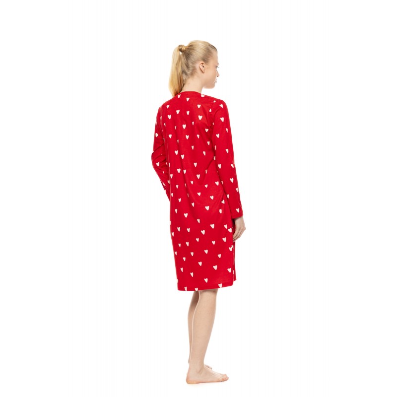 W1978 - Type - Nightgown Rasberry Heart- (W1978) W1978 - Type - Nightgown Rasberry Heart- (W1978)