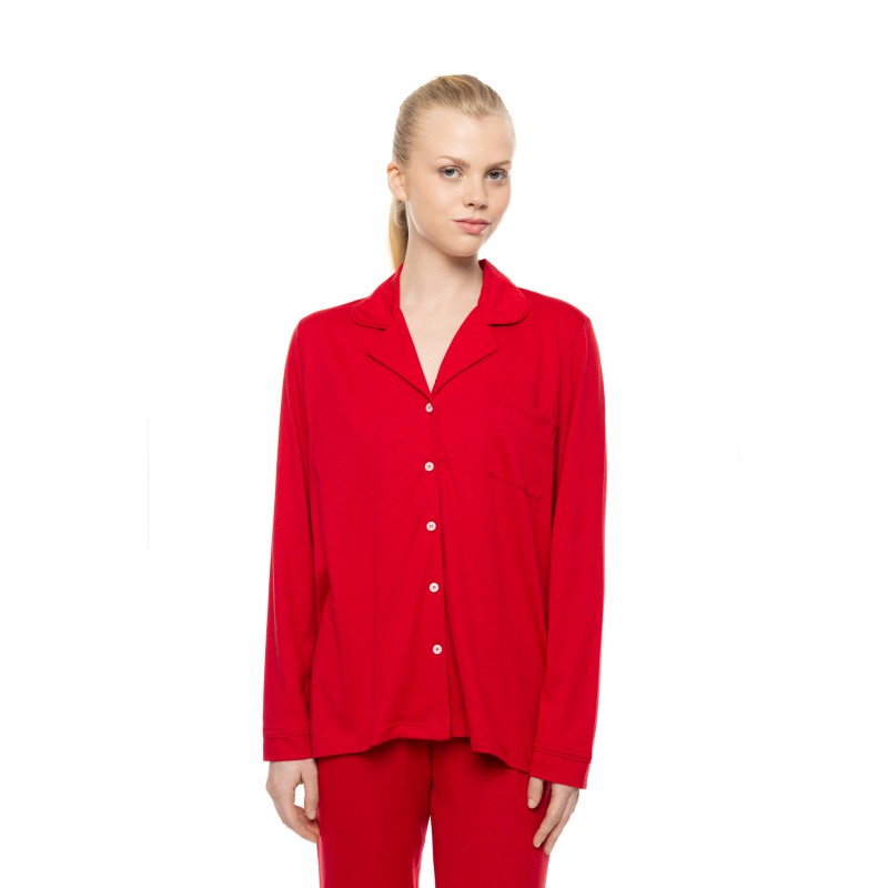 W1979 - Type - Pyjama Buttoned Rasberry- (W1979) W1979 - Type - Pyjama Buttoned Rasberry- (W1979)