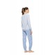 W1990 - Type - Pyjama Blue Cloud Plaid- (W1990) W1990 - Type - Pyjama Blue Cloud Plaid- (W1990)