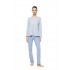 W1991 - Type - Pyjama Blue Cloud Plaid- (W1991)