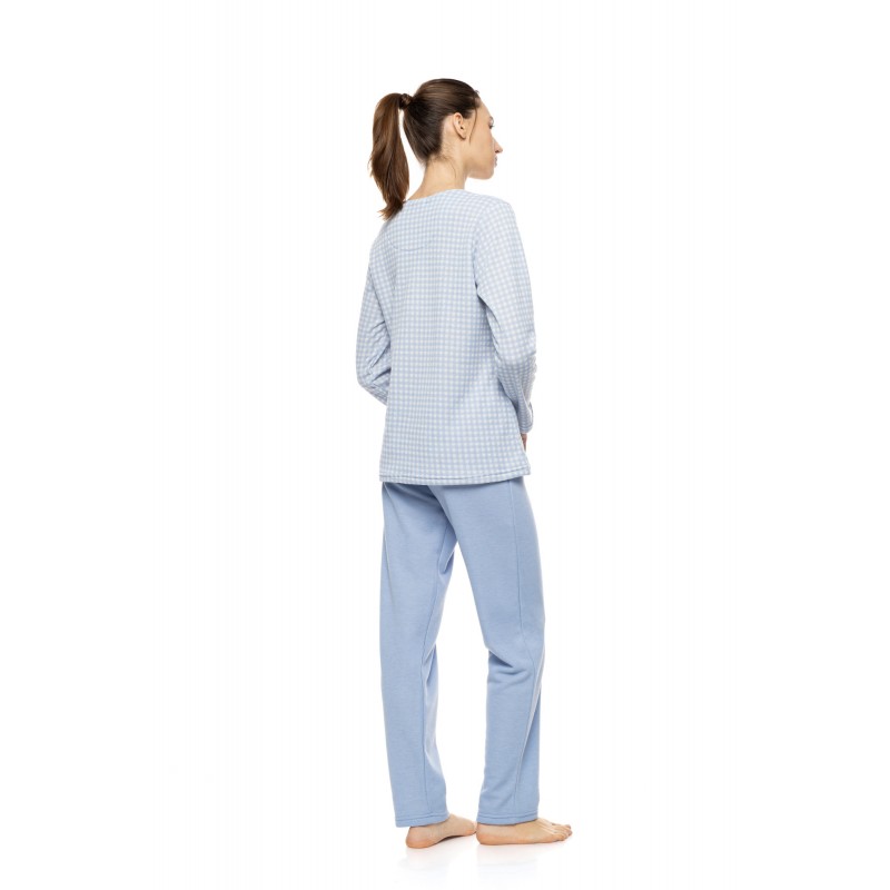 W1991 - Type - Pyjama Blue Cloud Plaid- (W1991) W1991 - Type - Pyjama Blue Cloud Plaid- (W1991)