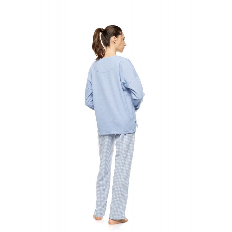 W1993 - Type - Pyjama Blue Cloud Plaid- (W1993) W1993 - Type - Pyjama Blue Cloud Plaid- (W1993)