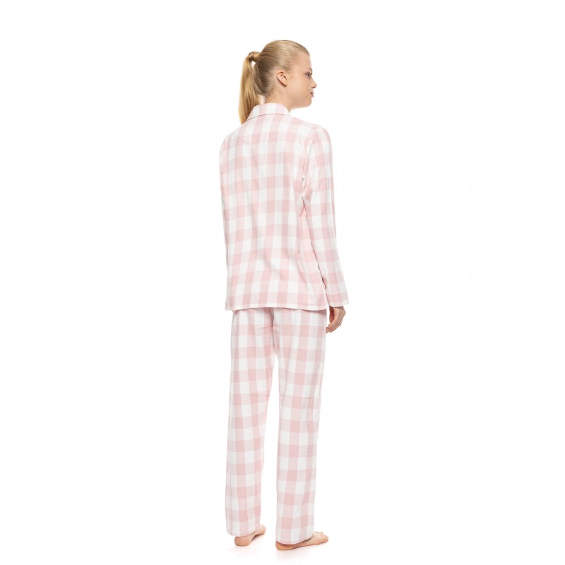 W1996 - Type - Pyjama Buttoned Soft Pink Plaid- (W1996) W1996 - Type - Pyjama Buttoned Soft Pink Plaid- (W1996)