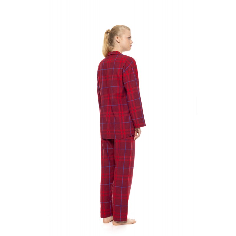 W2001 - Type - Pyjama Buttoned Cherry Plaid- (W2001) W2001 - Type - Pyjama Buttoned Cherry Plaid- (W2001)