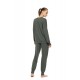 W2005 - Dark Green - Pyjama Bamboo Soft- (W2005) W2005 - Dark Green - Pyjama Bamboo Soft- (W2005)