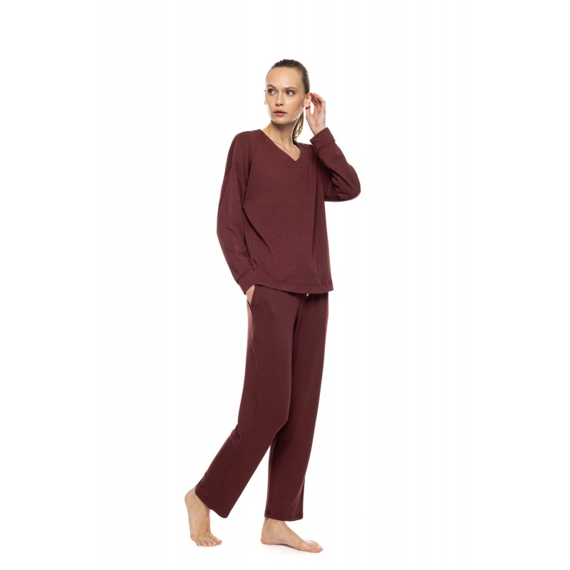 W2006 - White - Pyjama V Bamboo Soft- (W2006) W2006 - White - Pyjama V Bamboo Soft- (W2006)