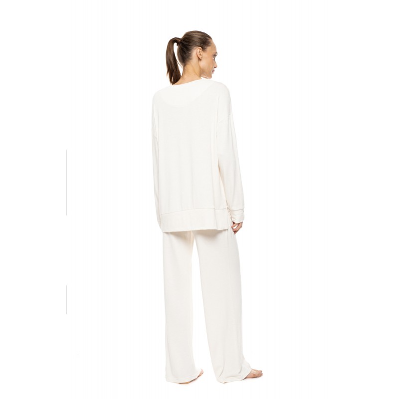 W2007 - White - Pyjama Bamboo Soft- (W2007) W2007 - White - Pyjama Bamboo Soft- (W2007)