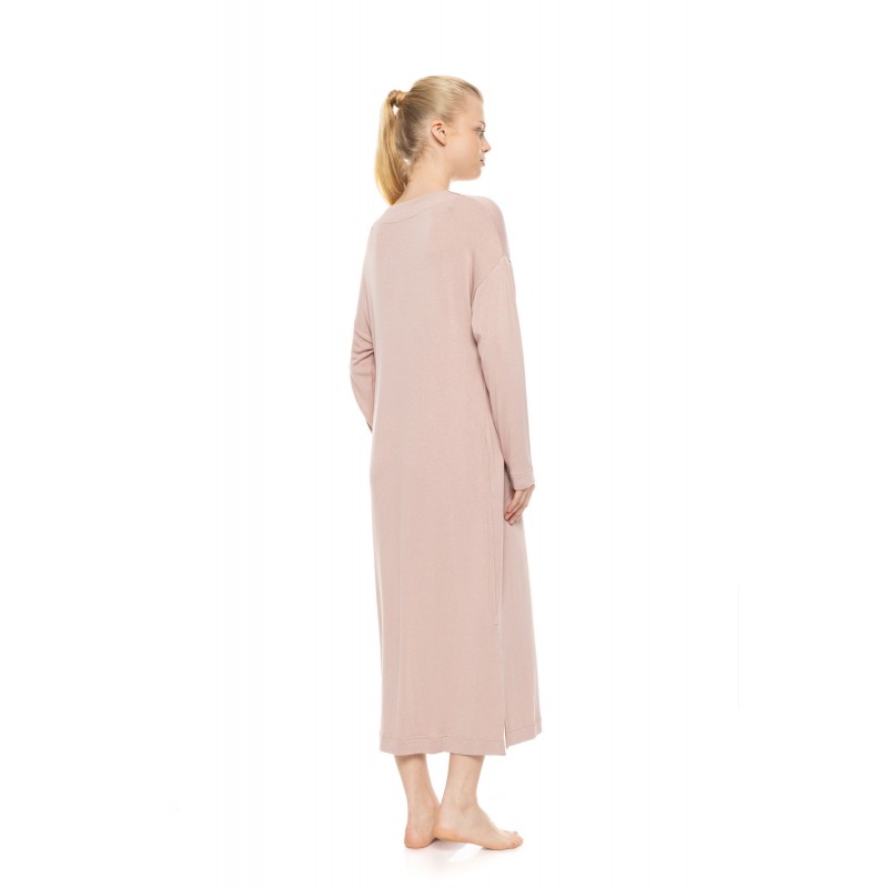 W2008 - Dusty Pink - Nightgown Bamboo Soft- (W2008) W2008 - Dusty Pink - Nightgown Bamboo Soft- (W2008)