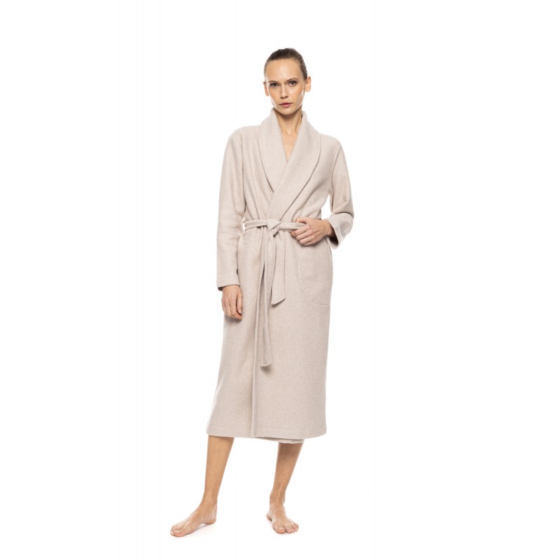W2018 - Grey - Robe Long Fleece Alpine- (W2018) W2018 - Grey - Robe Long Fleece Alpine- (W2018)