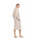 W2020 - Sand - Robe Buttoned Fleece Alpine- (W2020) W2020 - Sand - Robe Buttoned Fleece Alpine- (W2020)