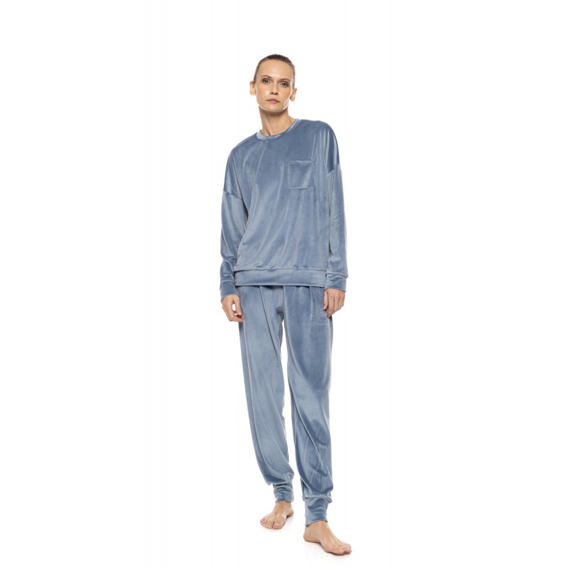 W2023 - Chocolate - Pyjama Soft Velvet- (W2023) W2023 - Chocolate - Pyjama Soft Velvet- (W2023)