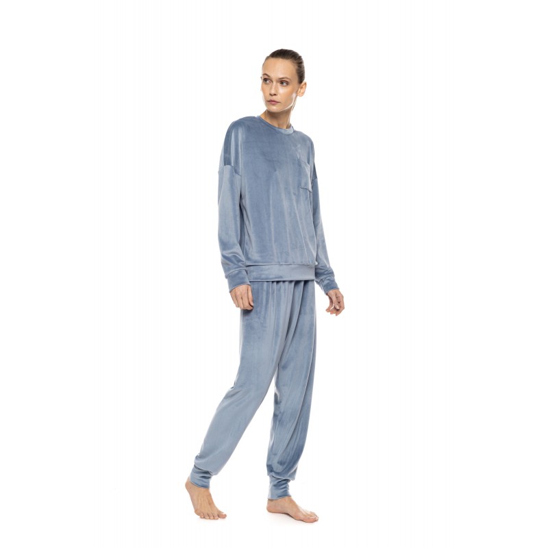 W2023 - Chocolate - Pyjama Soft Velvet- (W2023) W2023 - Chocolate - Pyjama Soft Velvet- (W2023)