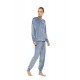 W2023 - Ice Blue - Pyjama Soft Velvet- (W2023) W2023 - Ice Blue - Pyjama Soft Velvet- (W2023)