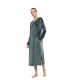 W2025 - Chocolate - Nightgown Soft Velvet- (W2025) W2025 - Chocolate - Nightgown Soft Velvet- (W2025)