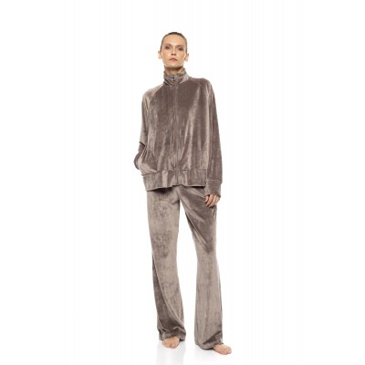 W2026 - Dark Green - Loungewear Soft Velvet- (W2026)