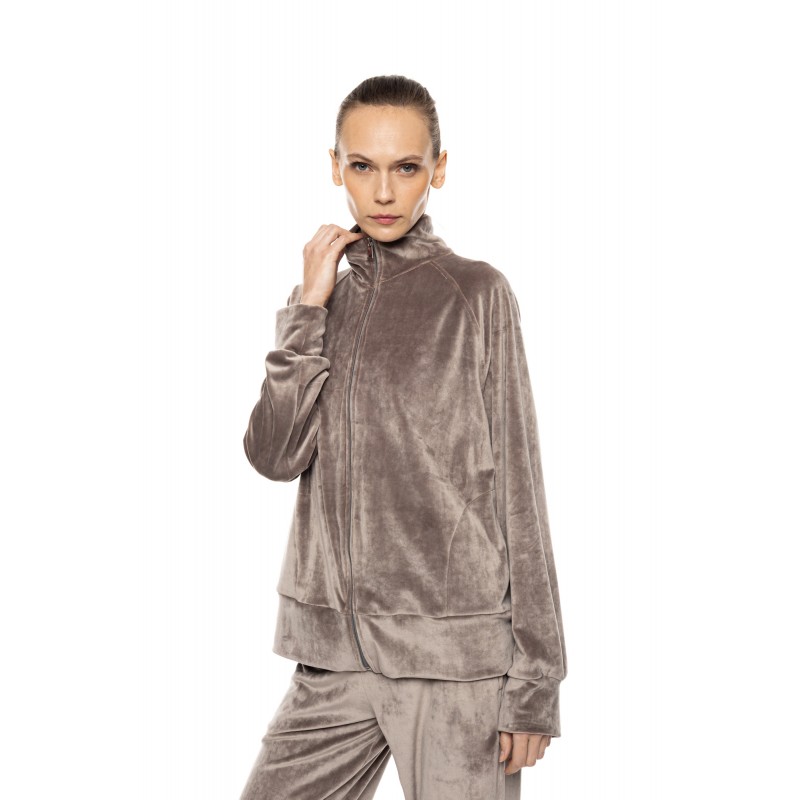 W2026 - Chocolate - Loungewear Soft Velvet- (W2026)