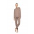 W2029 - Dark Green - Loungewear Set Soft Modal Stretch- (W2029)
