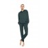 W2030 - Yacht Blue - Loungewear Hoody Set Soft Modal Stretch- (W2030)