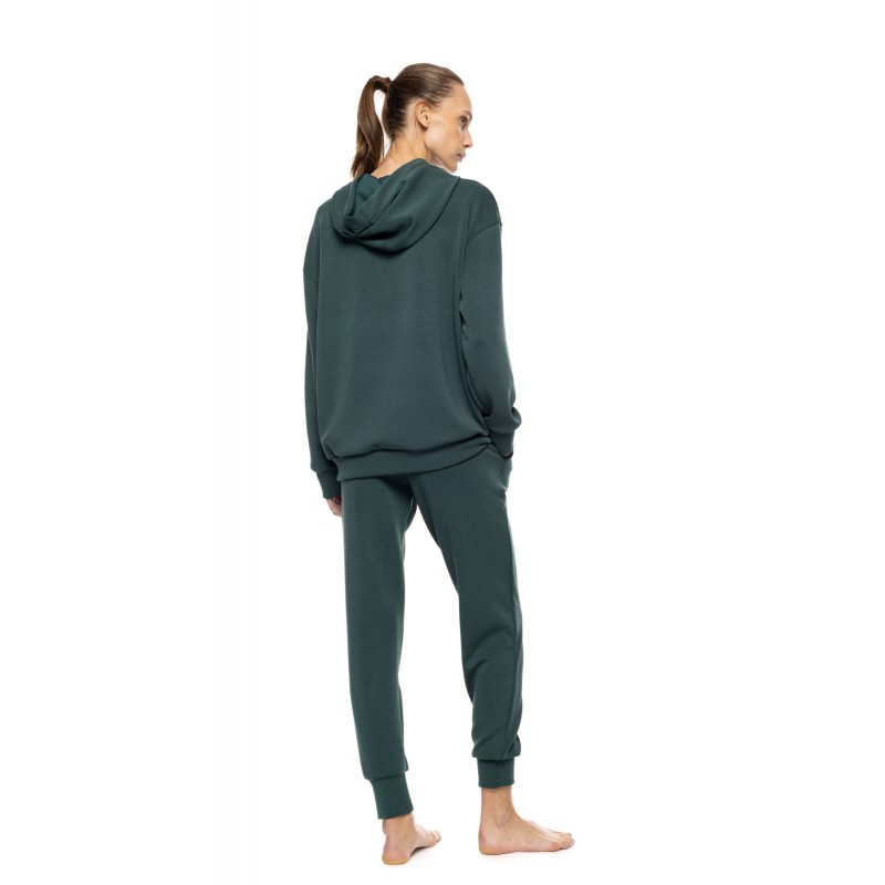 W2030 - Yacht Blue - Loungewear Hoody Set Soft Modal Stretch- (W2030)