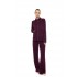 W2031 - Chocolate - Loungewear Zipper Soft Stretch- (W2031)
