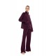 W2031 - Chocolate - Loungewear Zipper Soft Stretch- (W2031) W2031 - Chocolate - Loungewear Zipper Soft Stretch- (W2031)