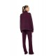 W2031 - Chocolate - Loungewear Zipper Soft Stretch- (W2031) W2031 - Chocolate - Loungewear Zipper Soft Stretch- (W2031)