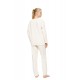W2034 - Cosmos Blue - Loungewear V Velvet Stripe- (W2034)