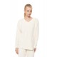 W2034 - Cosmos Blue - Loungewear V Velvet Stripe- (W2034)