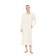 W2035 - Cosmos Blue - Loungewear Long Velvet Stripe- (W2035)