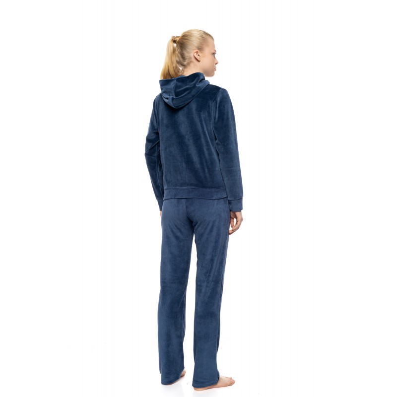 W2036 - Chocolate - Trucksuit Velvet Stripe- (W2036) W2036 - Chocolate - Trucksuit Velvet Stripe- (W2036)